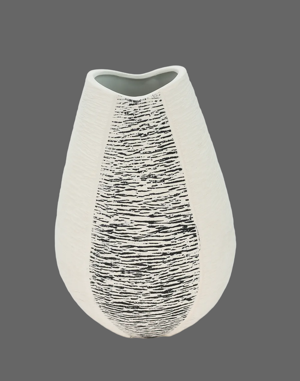 Slate Short Tapered Column Vase