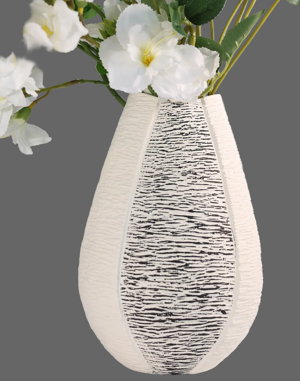 Slate Short Tapered Column Vase