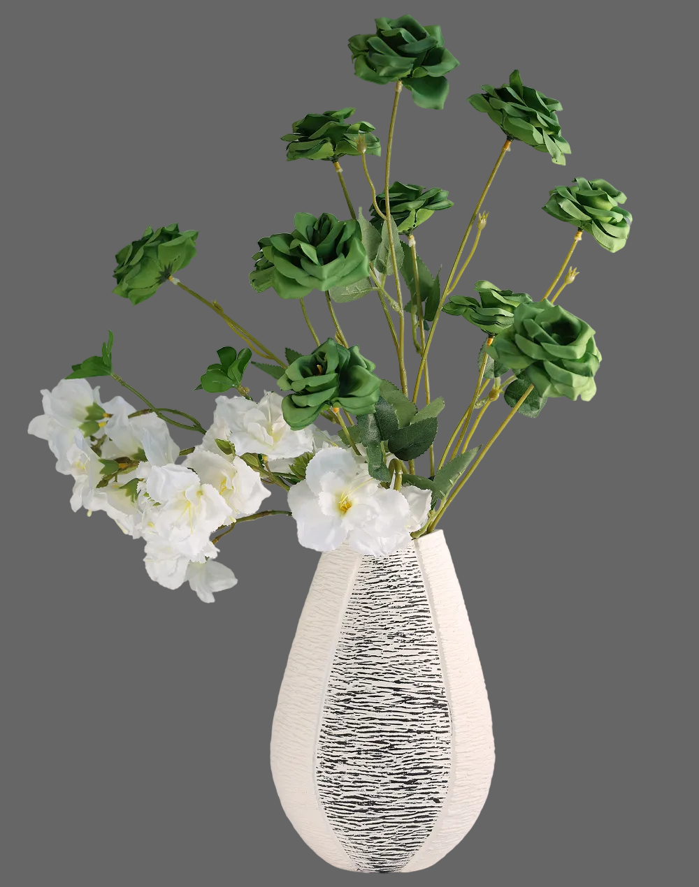 Slate Short Tapered Column Vase