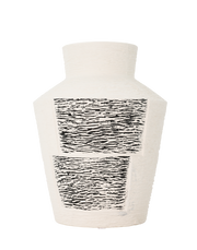 Slate Ridge Vase White