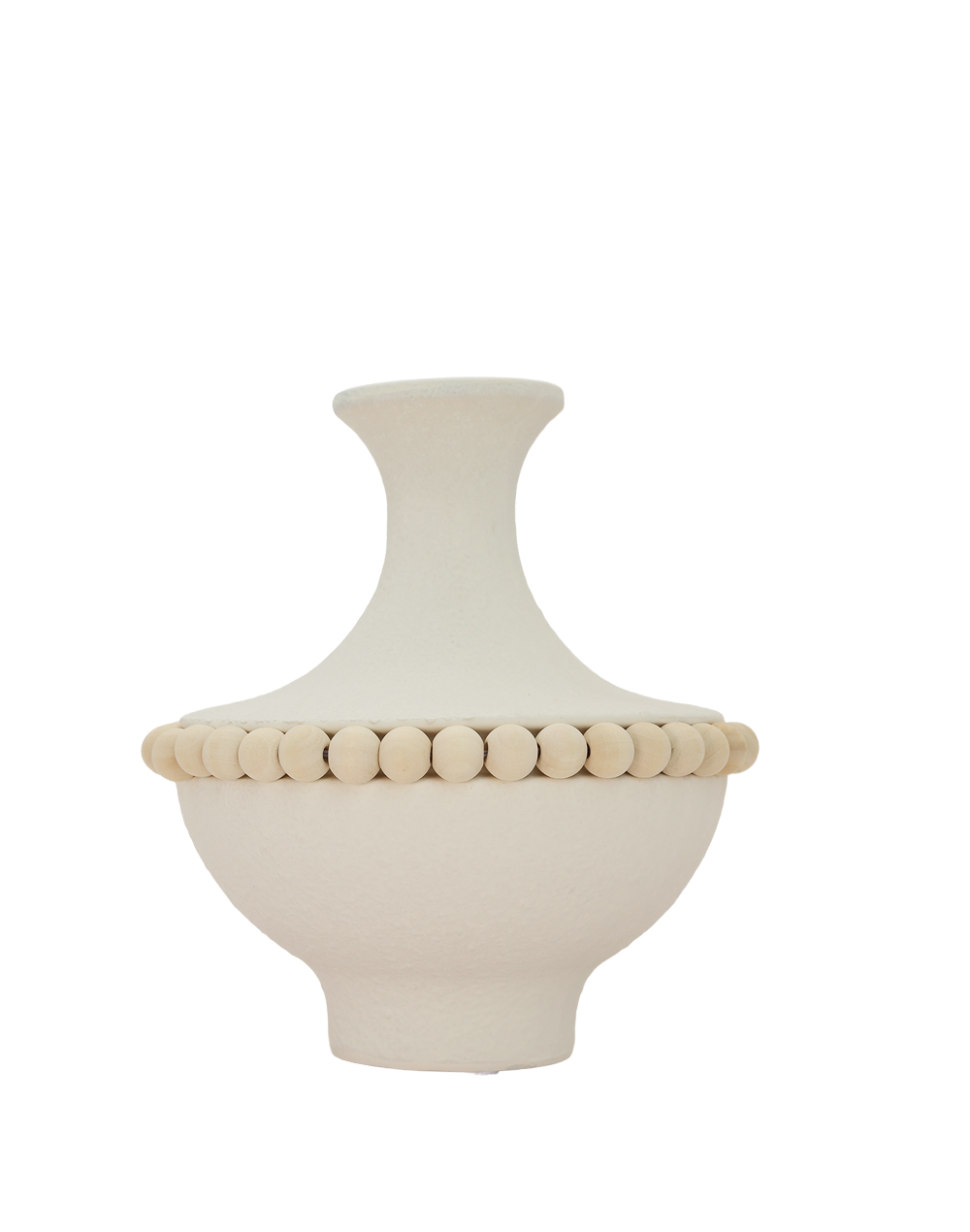 Terra Blanc Tall Flare Vase
