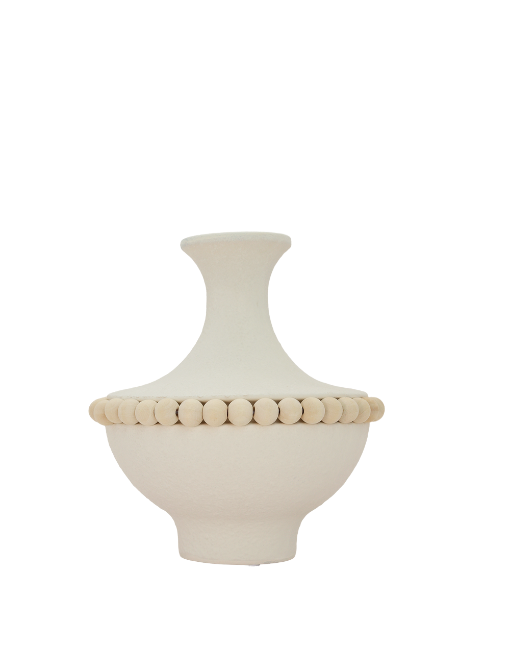 Terra Blanc Flare Vase White