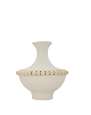 Terra Blanc Flare Vase White