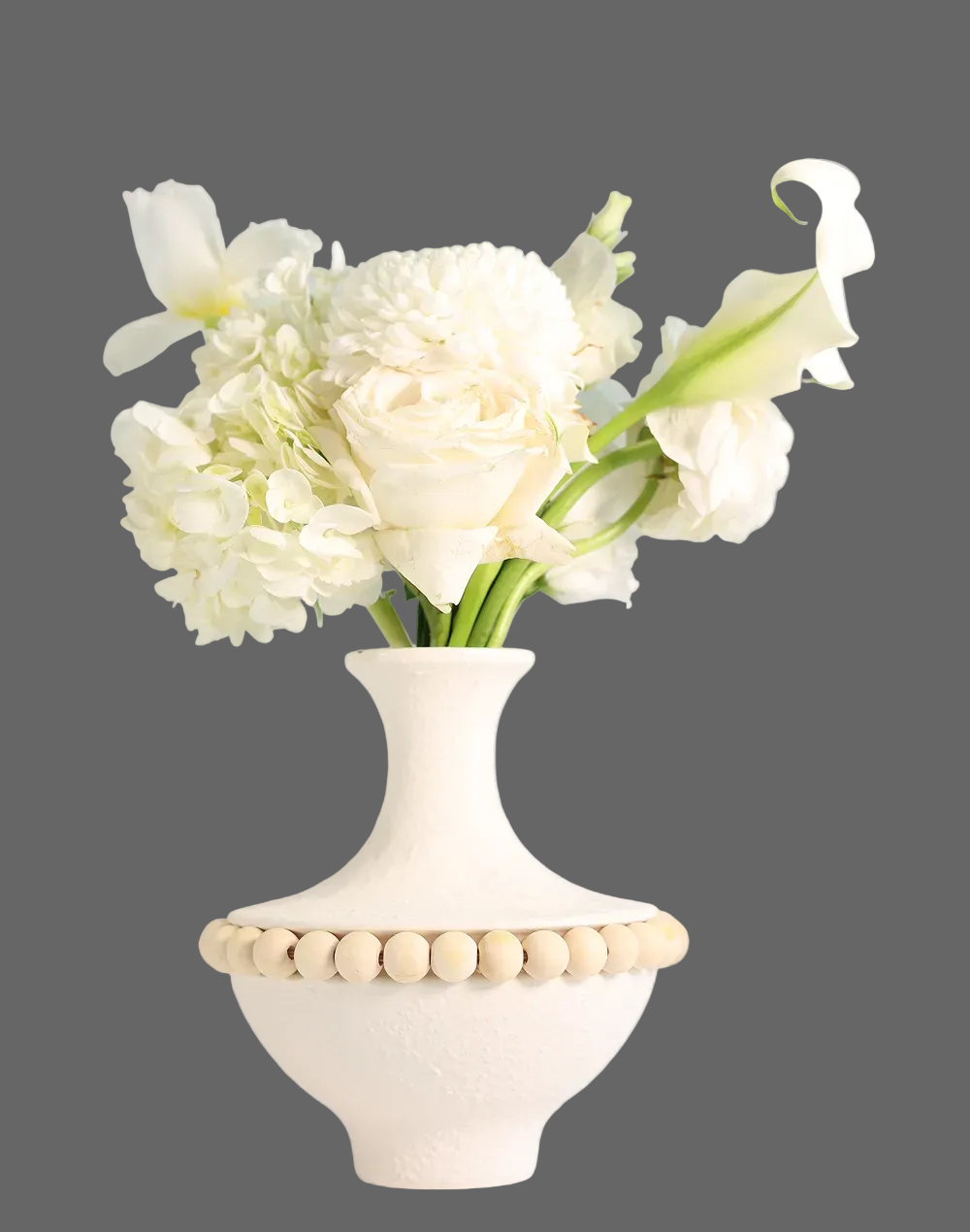 Terra Blanc Tall Flare Vase