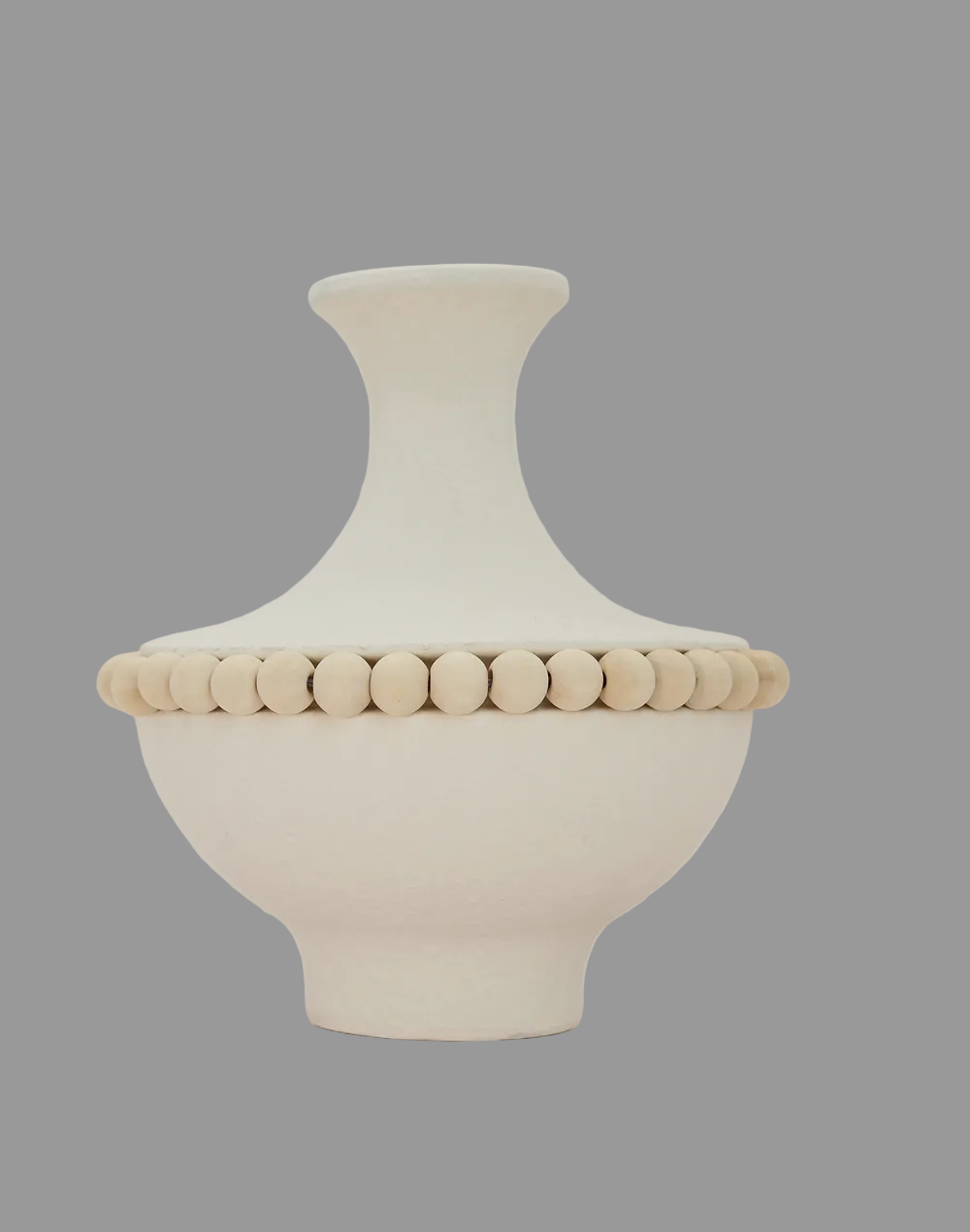Terra Blanc Tall Flare Vase