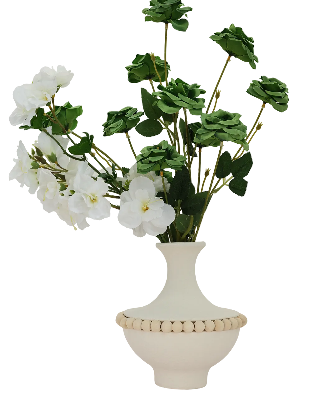 Terra Blanc Flare Vase White