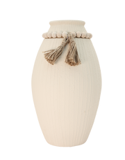 Terra Blanc Oval Vase