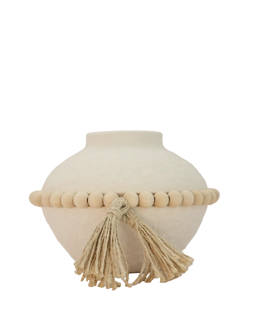 Terra Blanc Small Accent  Vase White