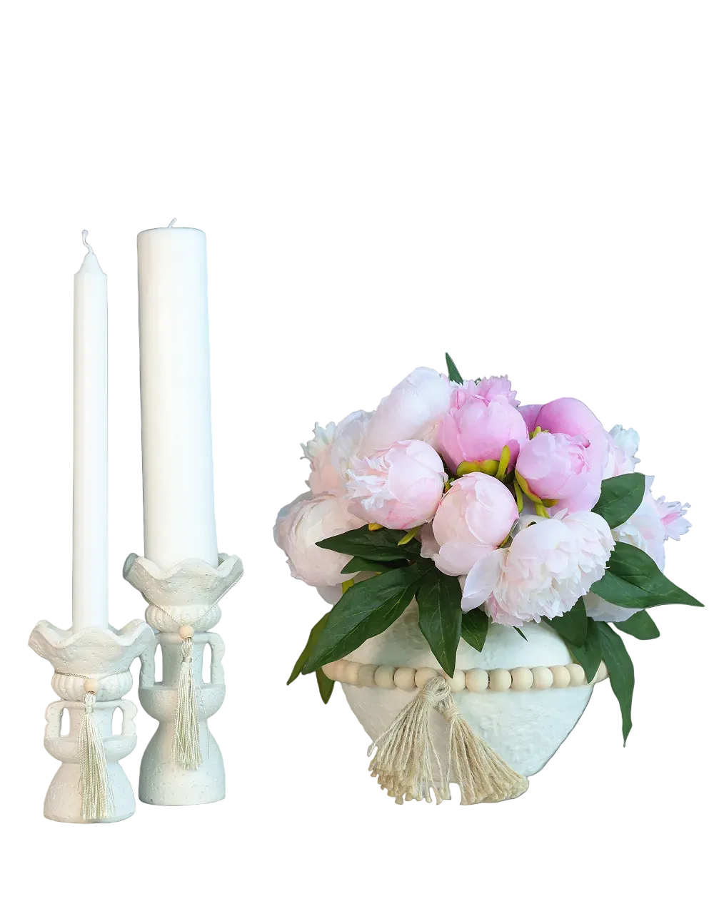 Terra Blanc Small Accent  Vase White