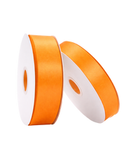 Tangerine Double Faced Satin Ribbon - 100 Yards 1"