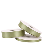 Spring Moss Double Faced Satin Ribbon - 100 Yards 0.5"