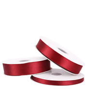 Scarlet Double Faced Satin Ribbon - 100 Yards 0.5"