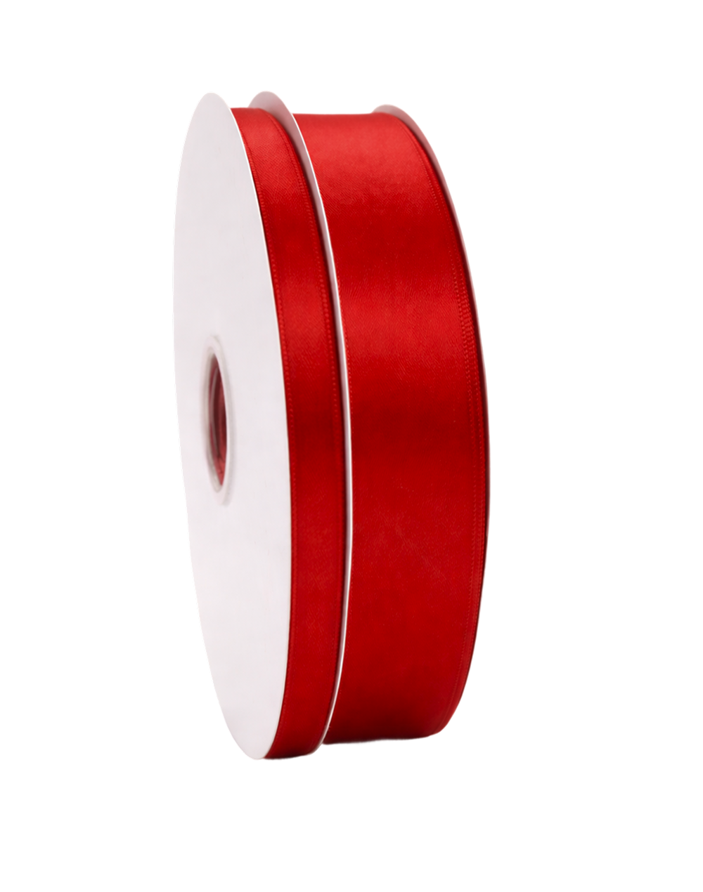 Red Double Faced Satin Ribbon - 100 Yards 0.5"