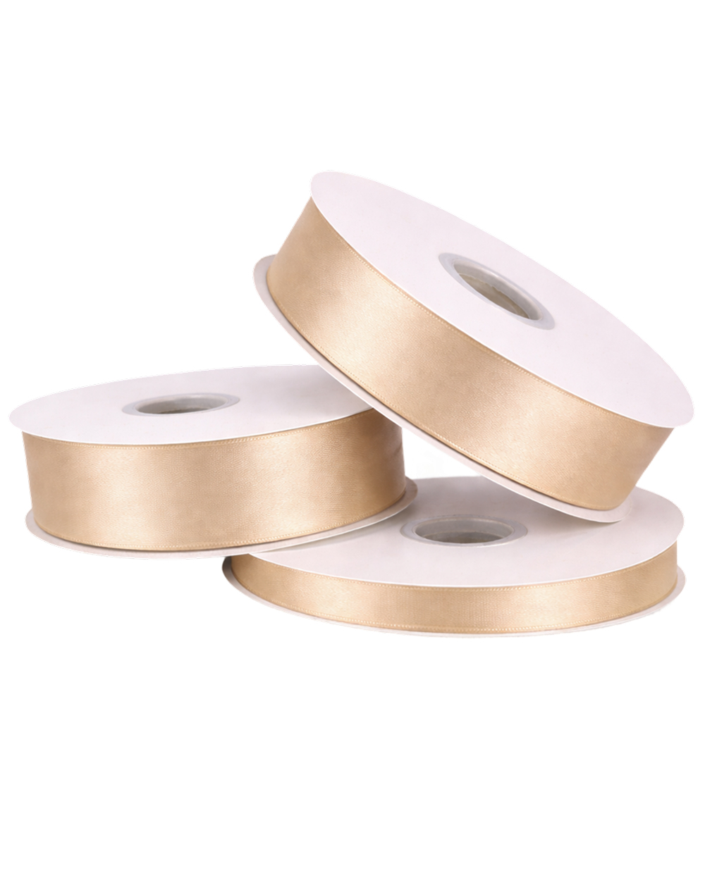 Raw Silk Double Faced Satin Ribbon - 100 Yards 0.5"