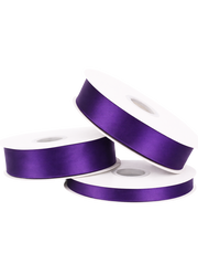 Purple Double Faced Satin Ribbon - 100 Yards 0.5"