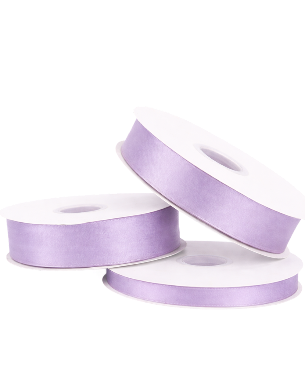 Lt Orchid Double Faced Satin Ribbon - 100 Yards 0.5"