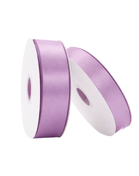 Lavender Mauve  Faced Satin Ribbon 1.5" X 100 Yards Double Faced Satin Ribbon - 100 Yards 1.5"