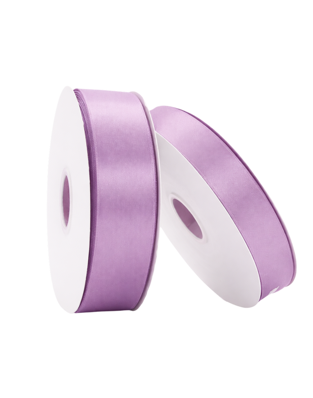 Lavender Mauve Double Faced Satin Ribbon - 100 Yards 1"