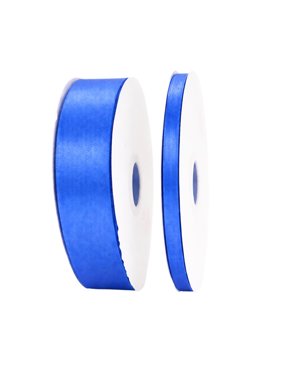 Electric Blue Double Faced Satin Ribbon - 100 Yards 0.5"