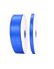 Electric Blue Double Faced Satin Ribbon - 100 Yards 0.5"