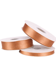 Copper Double Faced Satin Ribbon - 100 Yards 1.5"