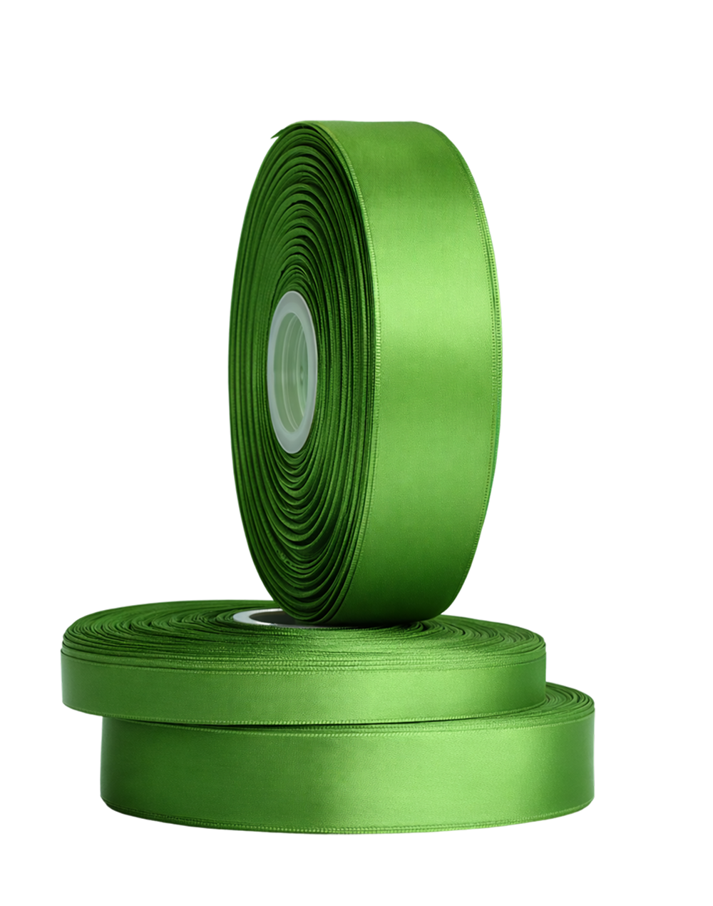 Classical Green Double Faced Satin Ribbon - 100 Yards 0.5"