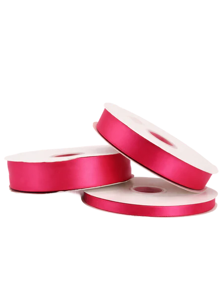 Camelia Rose Double Faced Satin Ribbon - 100 Yards 0.5"