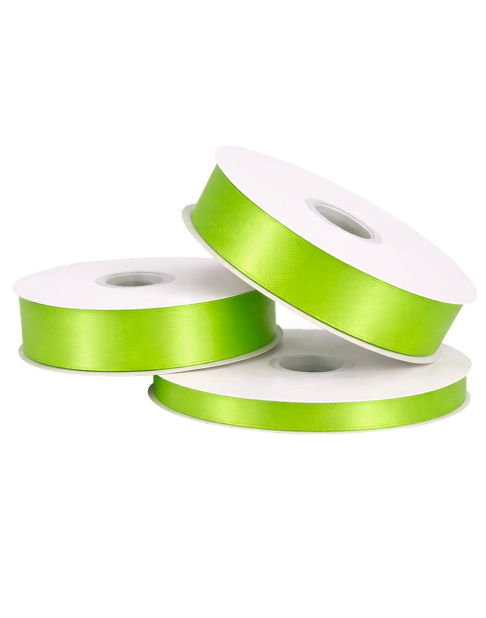 Bud Green Double Faced Satin Ribbon - 100 Yards 0.5"