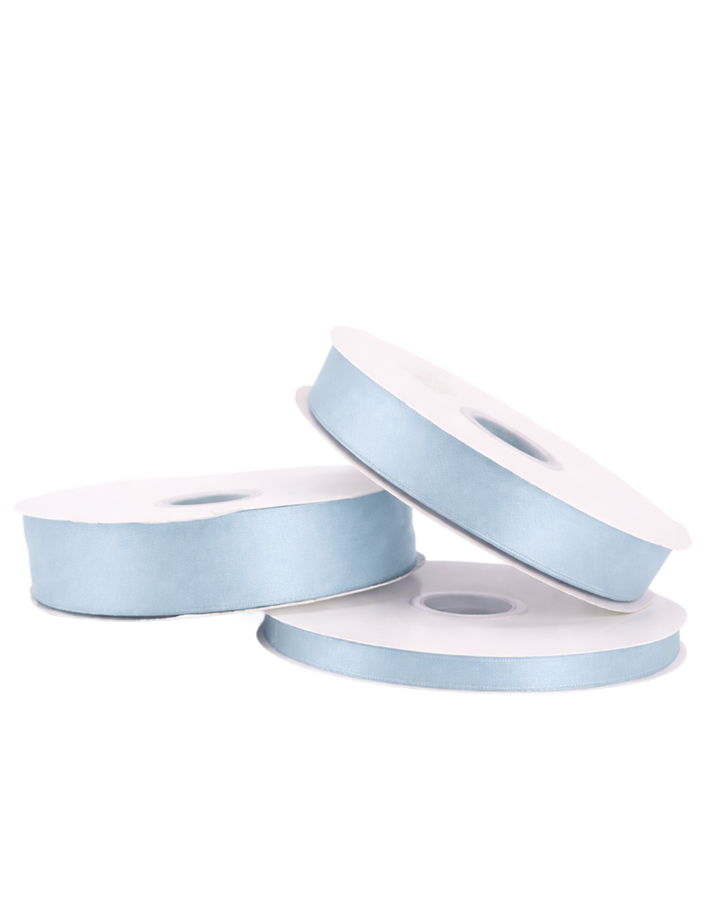 Blue Topaz Double Faced Satin Ribbon - 100 Yards 0.5"