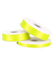 Banana Yellow Double Faced Satin Ribbon - 100 Yards 0.5"