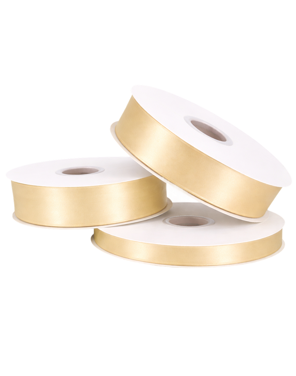 Chamois Double Faced Satin Ribbon - 100 Yards 0.5"