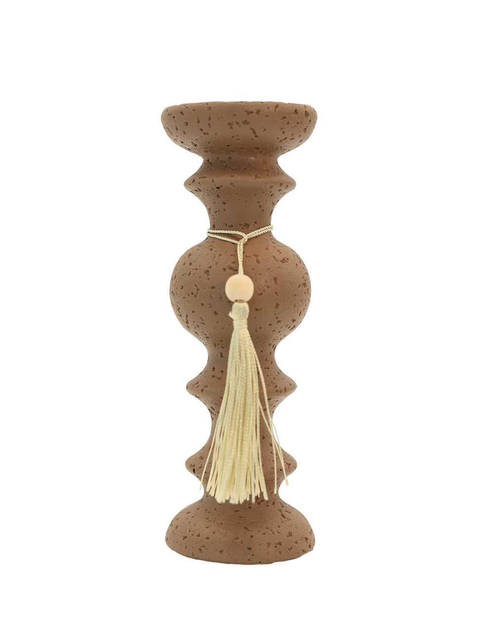Greek Tassel Candlestick-Tall | Available in 4 Colors