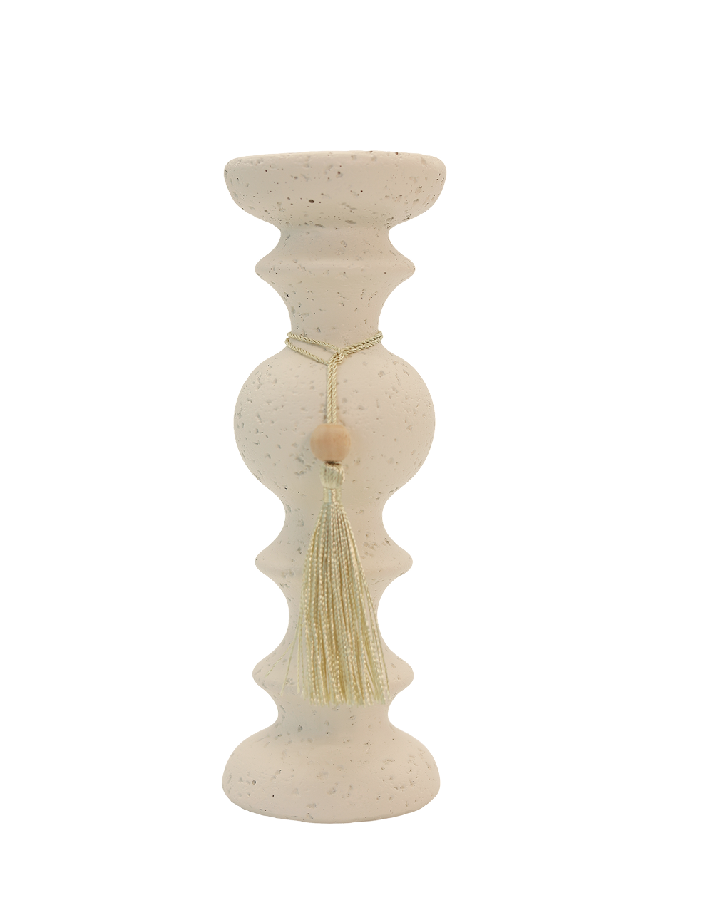 Greek Tassel Candlestick-Tall | Available in 4 Colors