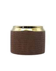 Brown Veneta Vase- Medium