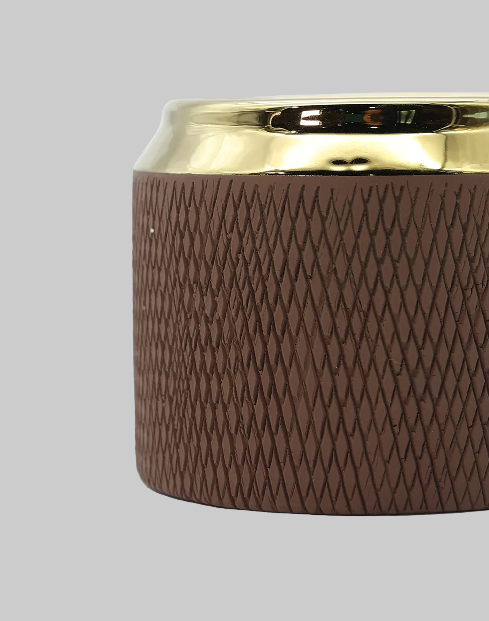 Brown Veneta Vase- Medium