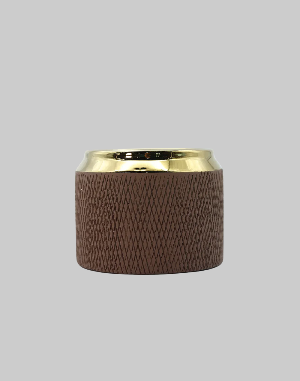 Brown Veneta Vase- Medium