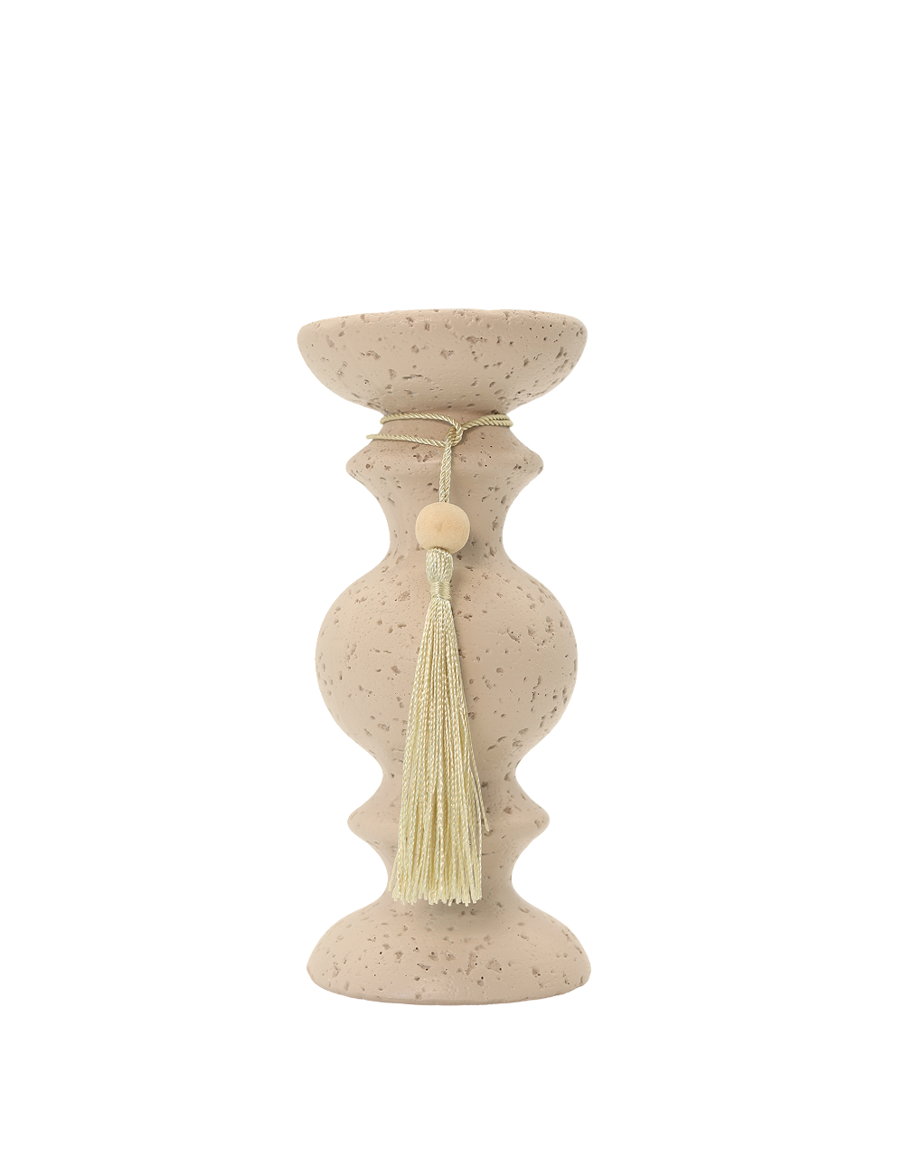 Greek Tassel Candlestick-Medium | Available in 4 Colors