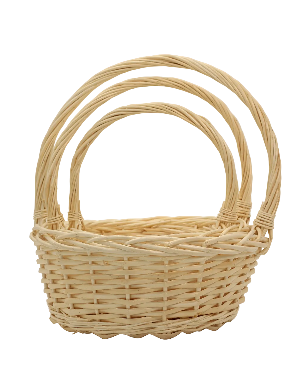 Round Woven Basket Trio