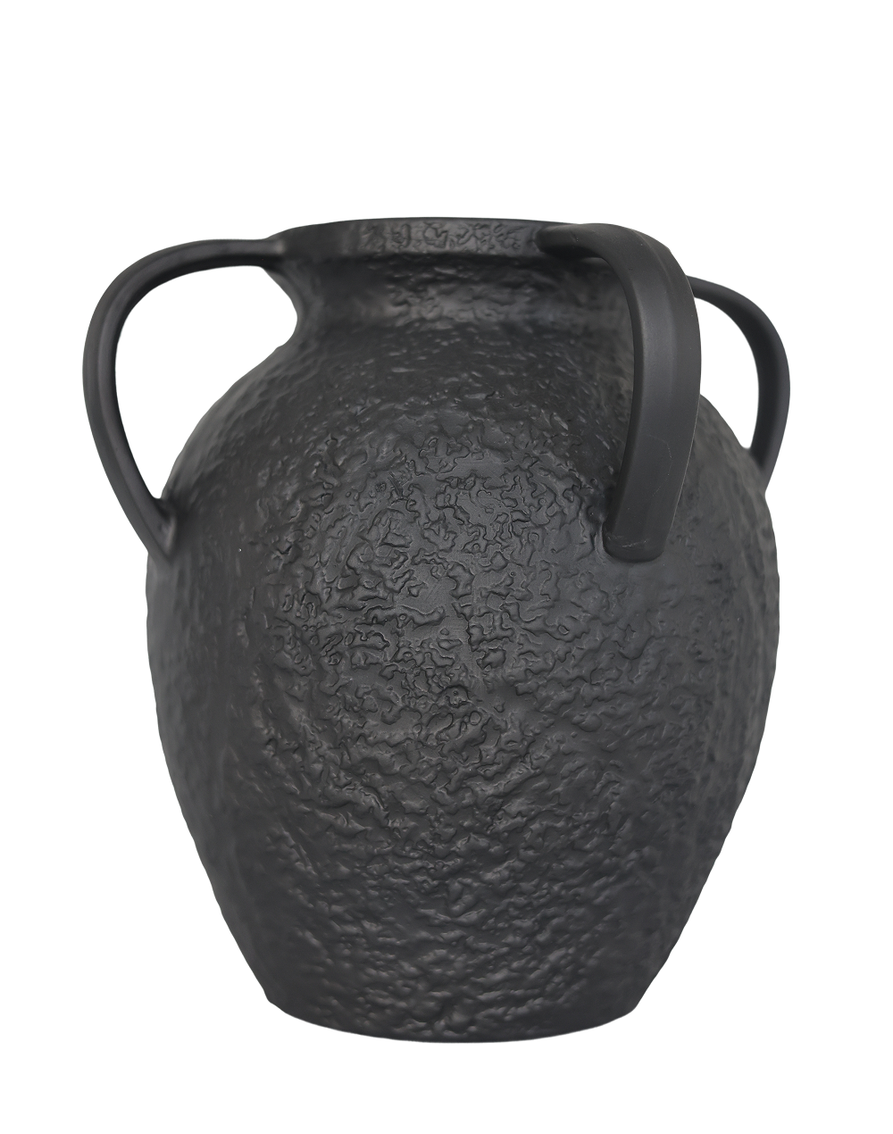 TerraForge Onyx Double Handle Vase