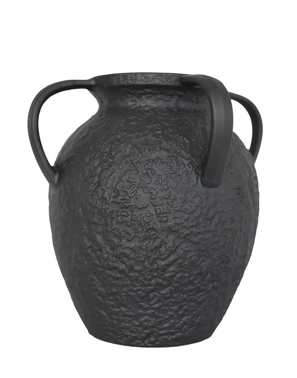 TerraForge Onyx Double Handle Vase