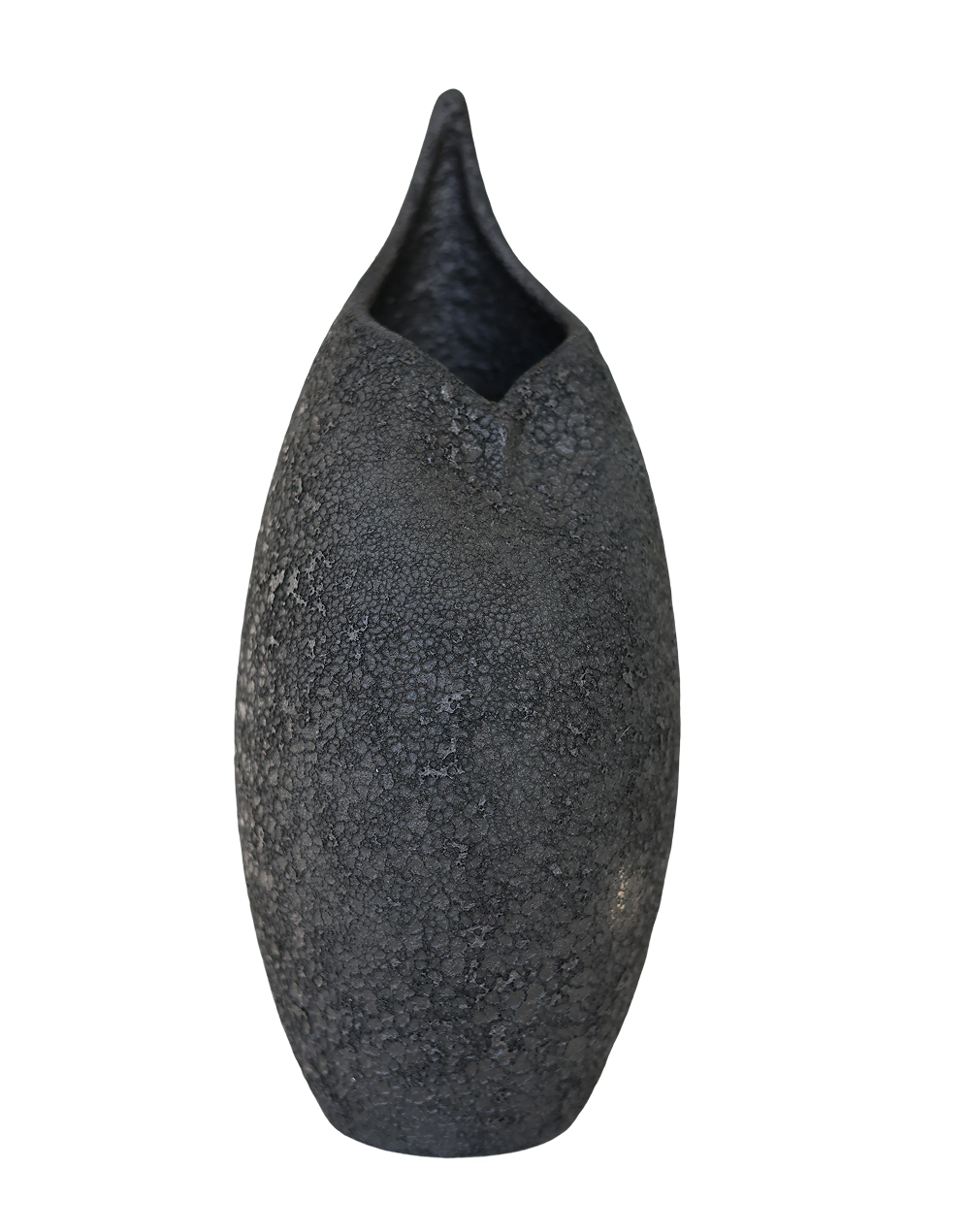 TerraForge Onyx Cut Mouth Vase Large