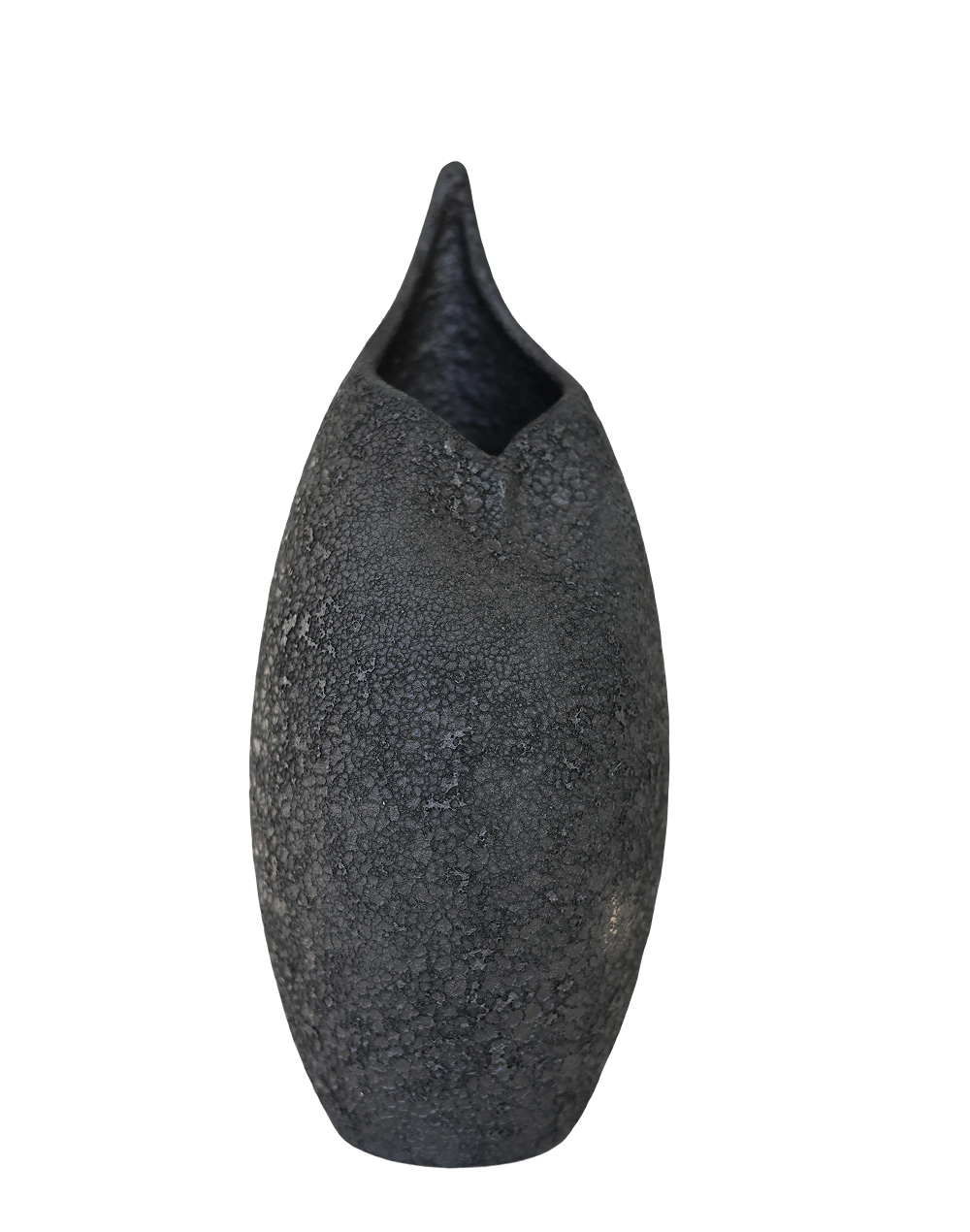 TerraForge Onyx Cut Mouth Vase Medium