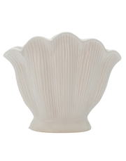 White Shell Vase - Large