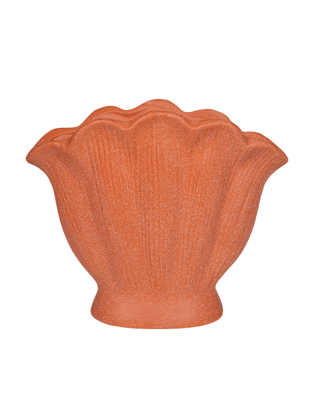 Shell Terracotta Vase- Medium