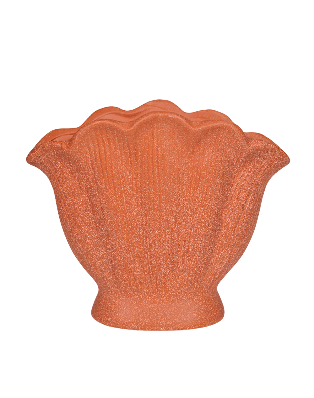 Shell Terracotta Vase- Medium