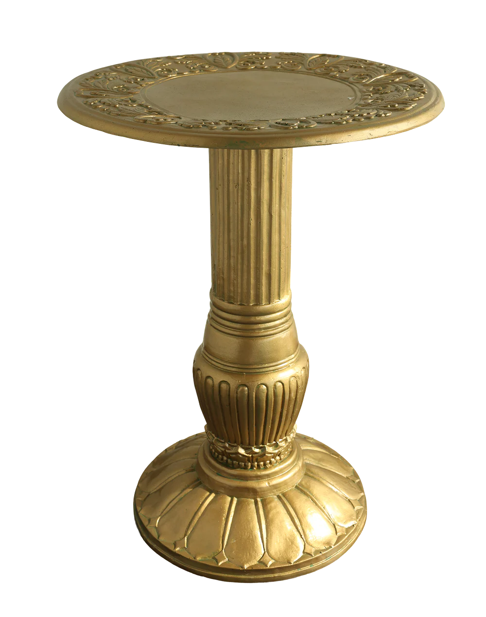 Gold Pedestal Stand-37"H