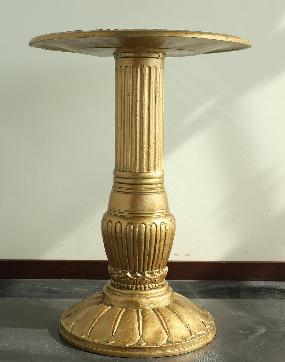Gold Pedestal Stand-37"H