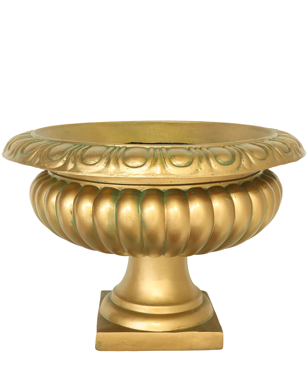 Gold Large Greek Belly Urn-26"H Gold