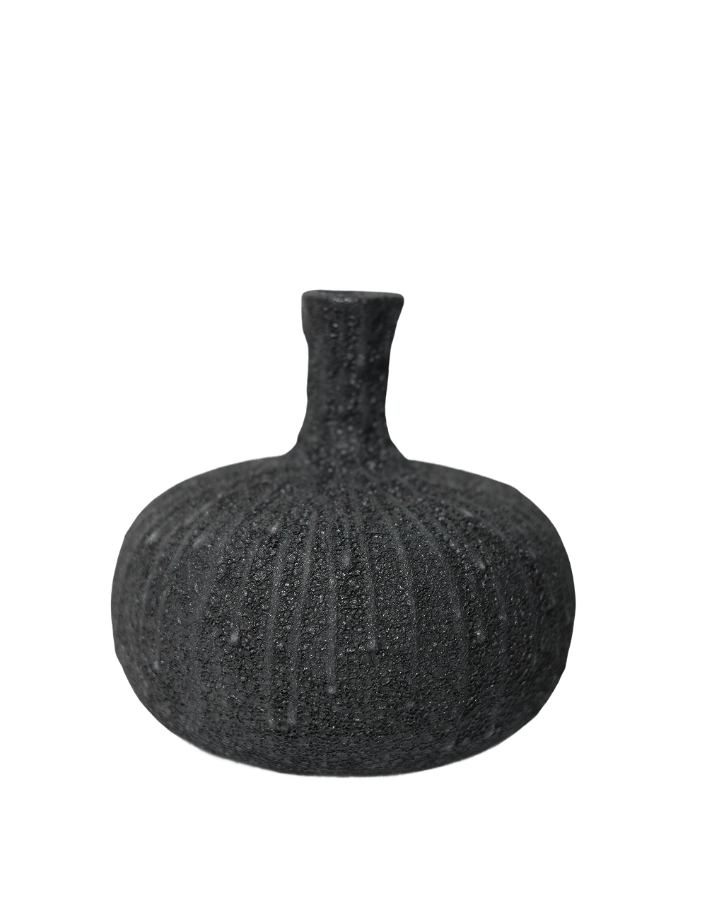 TerraForge Onyx Pebble Vase Black