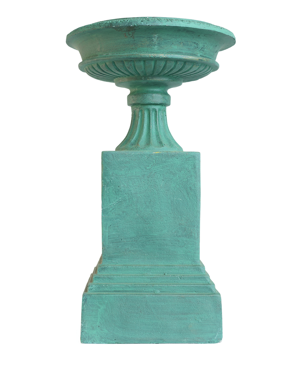 Antique Verdigras Valmont Urn-17"H